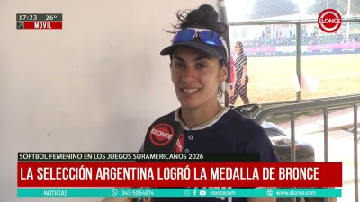Juegos Suramericanos: Argentina es medalla de bronce en s&oacute;ftbol femenino - testimonio de Aldana Gomez